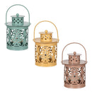 What She Shed Outdoor Lamp & Lighting, Floral Lantern with LED Candle, CDU