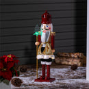 Twas the Night Garden Statue, LED Musical Statue, Nutcracker, 31"H