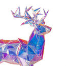 Season to Sparkle Garden Statue, LED PVC Statue, Iridescent Deer, 28"H