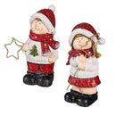 Heartfelt Cheer Garden Statue, MGO LED Statue, Cozy Friends, 9"H, Asst of 2