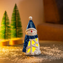 Seattle Kraken Snowman LED Statuary, 8"
