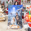The Savior is Born Premium Door Cover