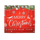Merry Christmas & Happy New Year Single Garage Door Cover