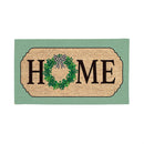Farmhouse Home Wreath Coir Mat