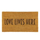 Love Lives Here Coir Mat