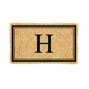 Monogram Coir Mat, Letter  "H"
