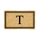 Monogram Coir Mat, Letter  "T"