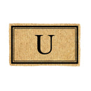 Monogram Coir Mat, Letter  "U"