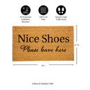 Nice Shoes Coir Mat