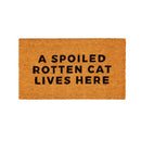 A spoiled rotten cat Coir Mat
