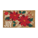 Joy Poinsettia Coir Mat