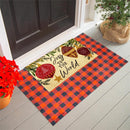 Joy To The World Ornaments Coir Mat