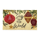 Joy To The World Ornaments Coir Mat