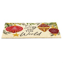 Joy To The World Ornaments Coir Mat