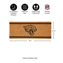 Jacksonville Jaguars Extra Large One Color Coir Mat, 60"x24"