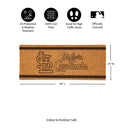 St Louis Cardinals Extra Large One Color Coir Mat, 60"x24"