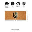 Las Vegas Golden Knights Extra Large Full Color Coir Mat, 60"x24"