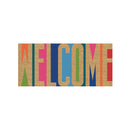 Welcome Flocked Sassafras Coir Switch Mat