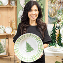 Shades of Emerald Bowl Melamine Serving Bowl, 12"