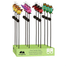 Cottage Garden Stake, Solar, Happy Critters, 31"H, CDU