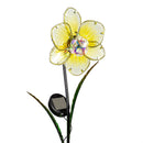 Glass Poppy Solar Garden Stake, 27", CDU