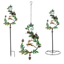 Shades of Green Garden Stake, 4-in-1 Solar Garden Stake, Deer, 48"H