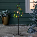Shades of Green Garden Stake, 4-in-1 Solar Garden Stake, Deer, 48"H