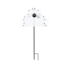 Holiday Poinsettia Garden Stake, Solar Garden Stake, Holiday Barn, 36"H, Asst of 3