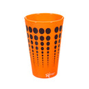 Silipint, Pint, Orange with Black Dots,2spt027
