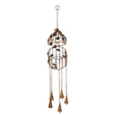 Decorative Bird Cage Wind Chime with Botanical Details, 2 Asst.,2wc1840