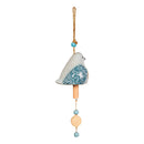 Ceramic Winter Bird Bell