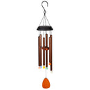 Voice Activated Solar Wind Chime, Bronze, 33"