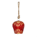 Joyful Traditions Garden Bell, Printed Metal Bell, Asst of 2