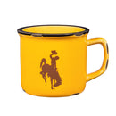 University of Wyoming Ceramic Camp Cup with Enamel Finish, 14oz