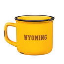 University of Wyoming Ceramic Camp Cup with Enamel Finish, 14oz