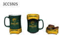 11oz. Ceramic Cup and Coaster Gift Set, Baylor University,3ccs925