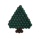 Shades of Emerald Trivet Tree Fabric, 7.25"L x 8.5"W