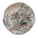 Joyful Traditions Plate Glass Holly Serving Plate, 12.5"
