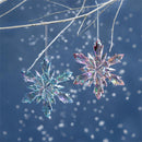 Season to Sparkle Ornament Snowflake Acrylic, Asst, 5"H
