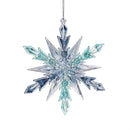 Season to Sparkle Ornament Snowflake Acrylic, Asst, 5"H