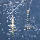 Season to Sparkle Ornament Snowflake Christmas Tree Plastic, Asst, 7"H