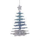 Season to Sparkle Ornament Snowflake Christmas Tree Plastic, Asst, 7"H