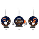 Chicago Bears, Ball Head Ornament,3ot3805bh