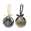 New Orleans Saints LED Boxed Ornament Set of 6