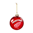 Detroit Red Wings Blown Glass Ornament
