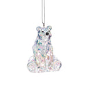 Season to Sparkle Ornament Acrylic Polar Bear, 2.75"H, Asst of 2