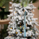 Season to Sparkle Ornament Icicle Acrylic, Asst, 9"H