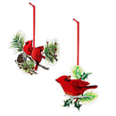 Snowbirds Ornament Cardinal Acrylic, Asst