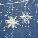 Season to Sparkle Ornament Starburst Acrylic, Asst, 3.25"L