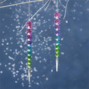 Season to Sparkle Ornament Icicle Acrylic, Asst, 9.5"H